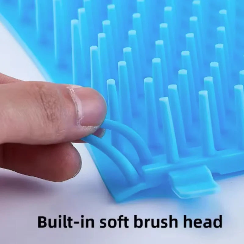 Portable Pet Paw Cleaner Cup with soft silicone bristles