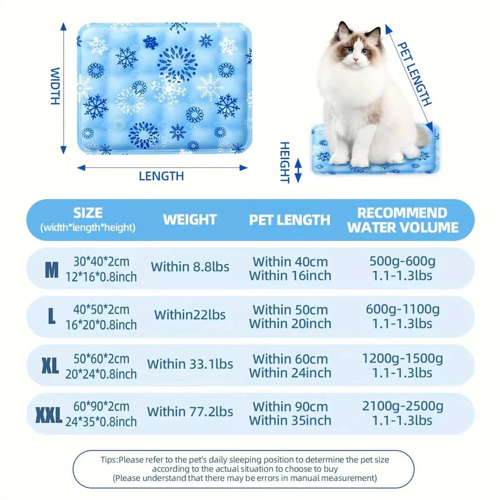 Self-Cooling Gel Mat for Pets