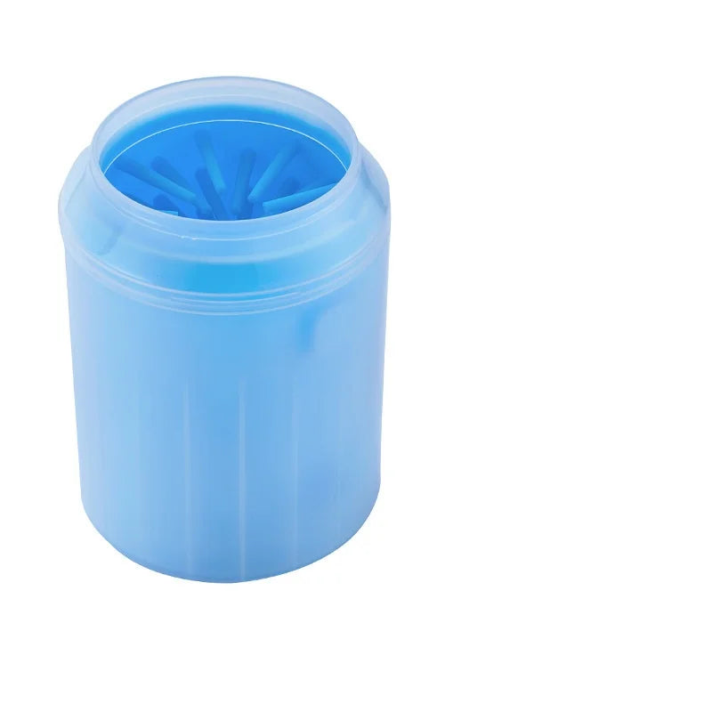 Portable Pet Paw Cleaner Cup with soft silicone bristles