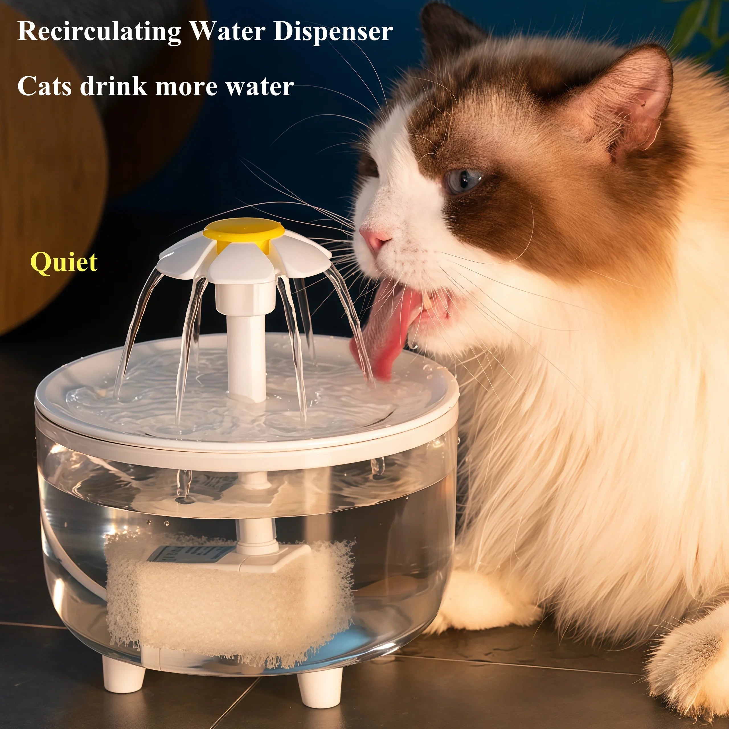 Smart USB Pet Water Fountain for cats and dogs